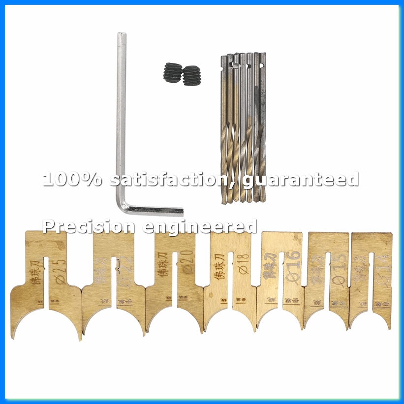 Drill Bits - Ahşap Boncuk Matkap Ucu Top Bıçaklı
