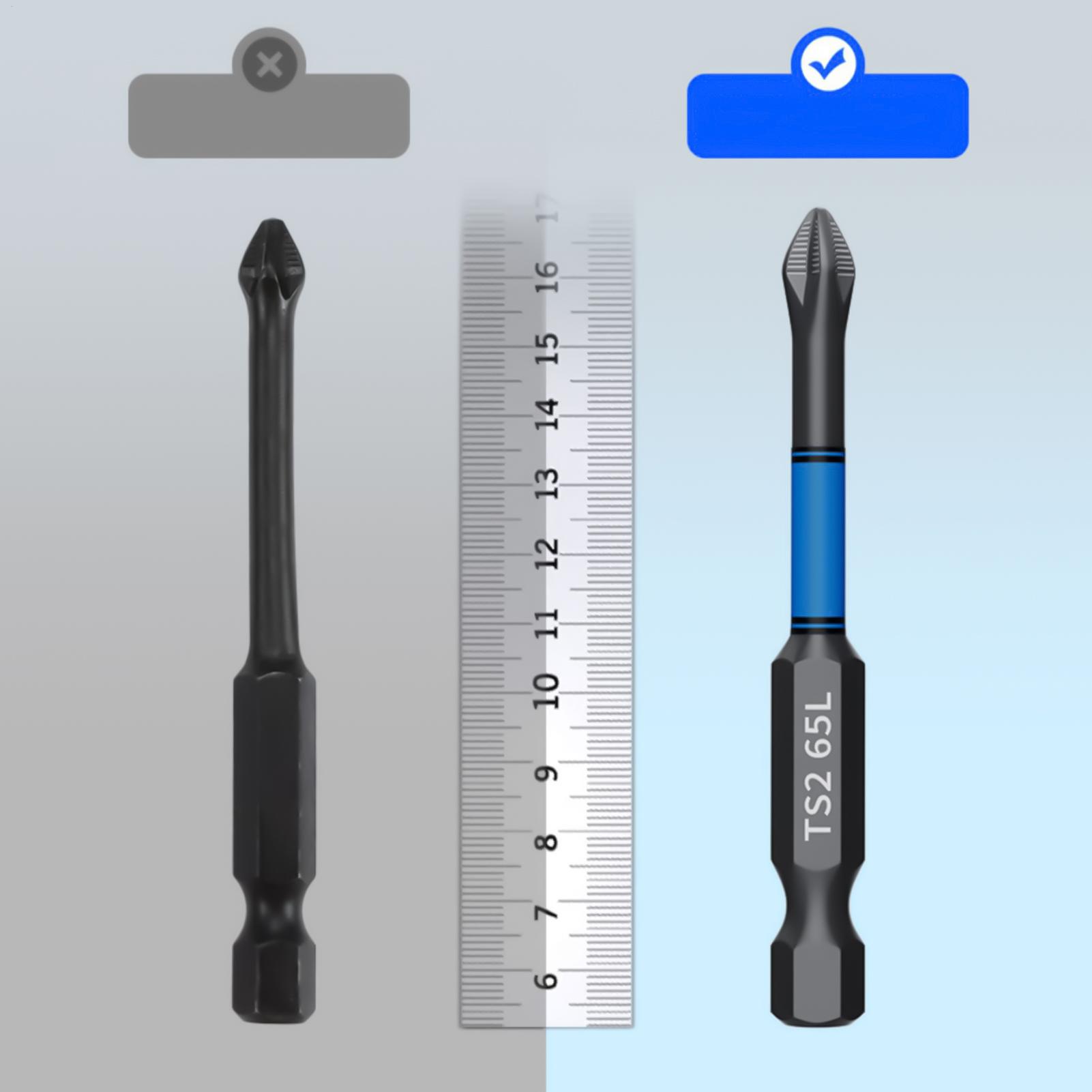 Drill Bits - Matkap Tornavida Ucu Seti 6 Parçalı