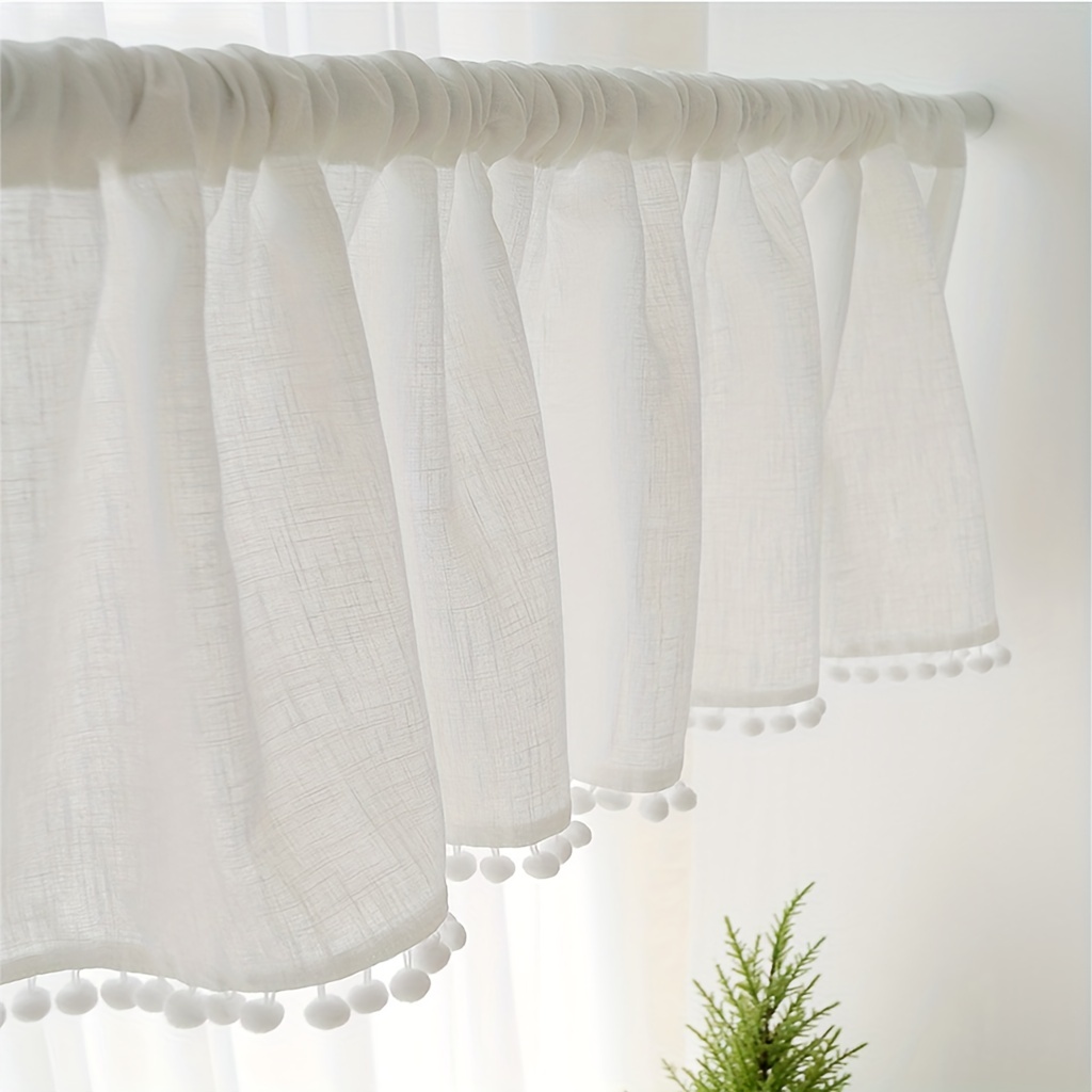 Curtain Rods - 1 Adet Çapraz Gazlı Bez Top