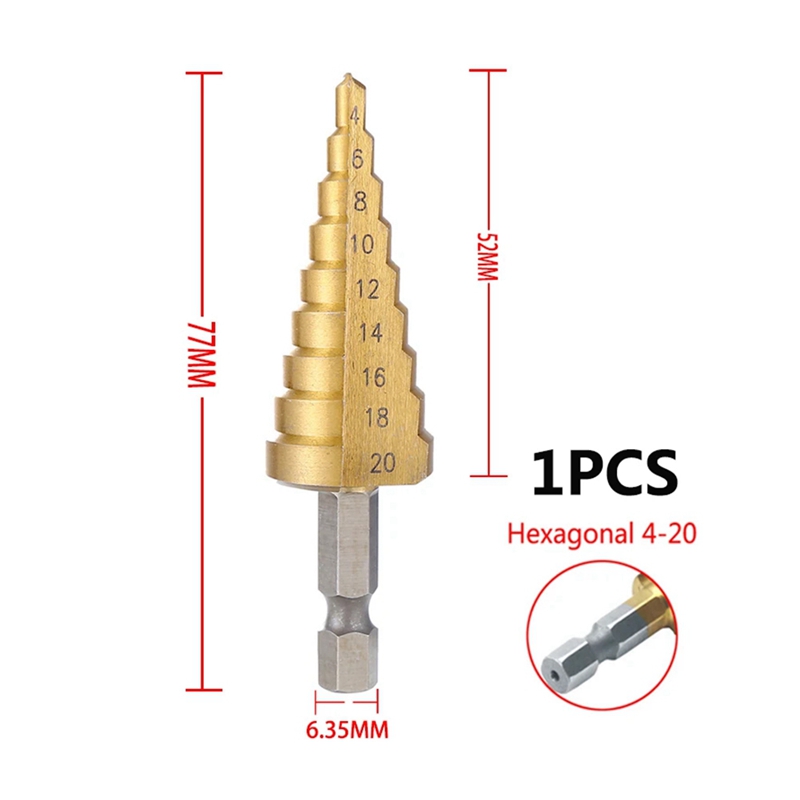 4-20mm HSS Düz Oluklu Kademeli - Drill Bits incelemesi ve fiyatı