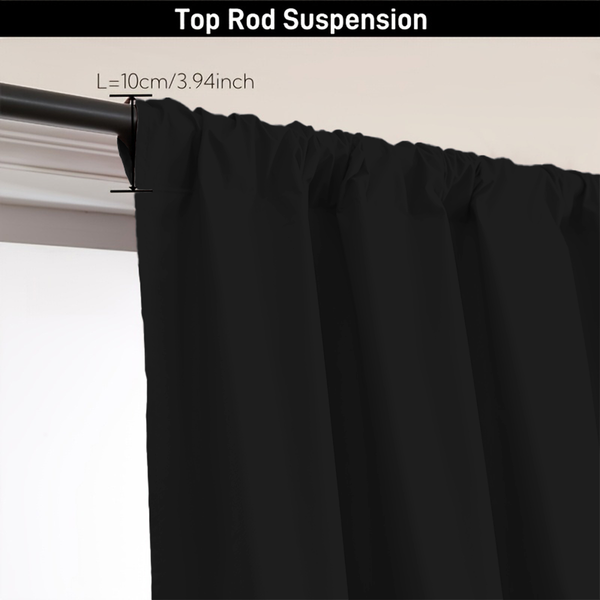 1 Parça Sade Düz Renk %100 Kar - Curtain Rods incelemesi ve fiyatı