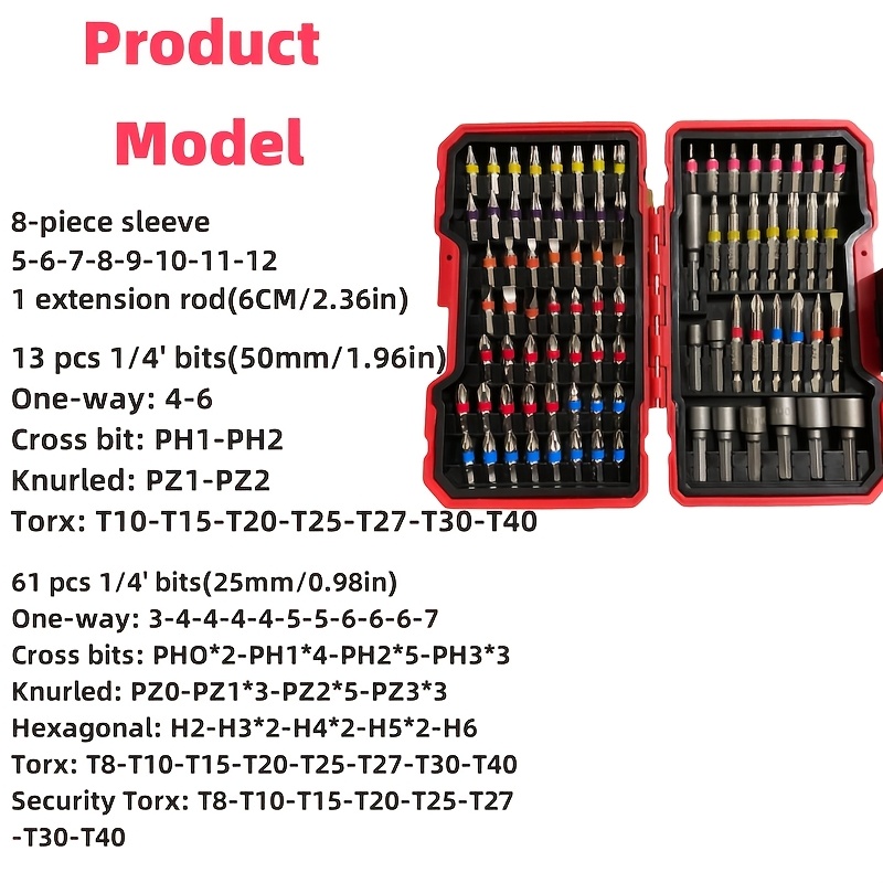 83 Parça Tornavida Ucu Seti Da - Drill Bits incelemesi ve fiyatı